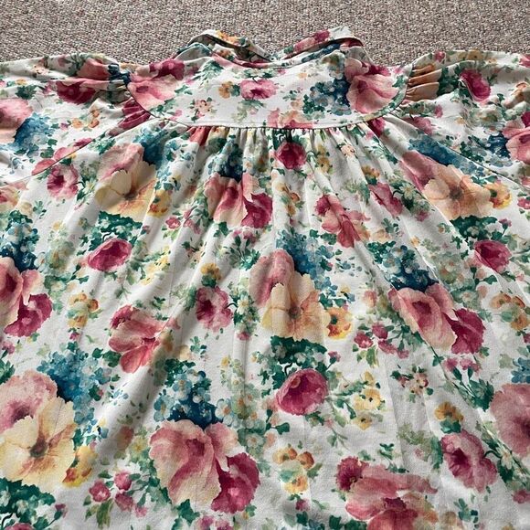 Vintage Plus Size Floral Blouse 28W - Picture 9 of 9